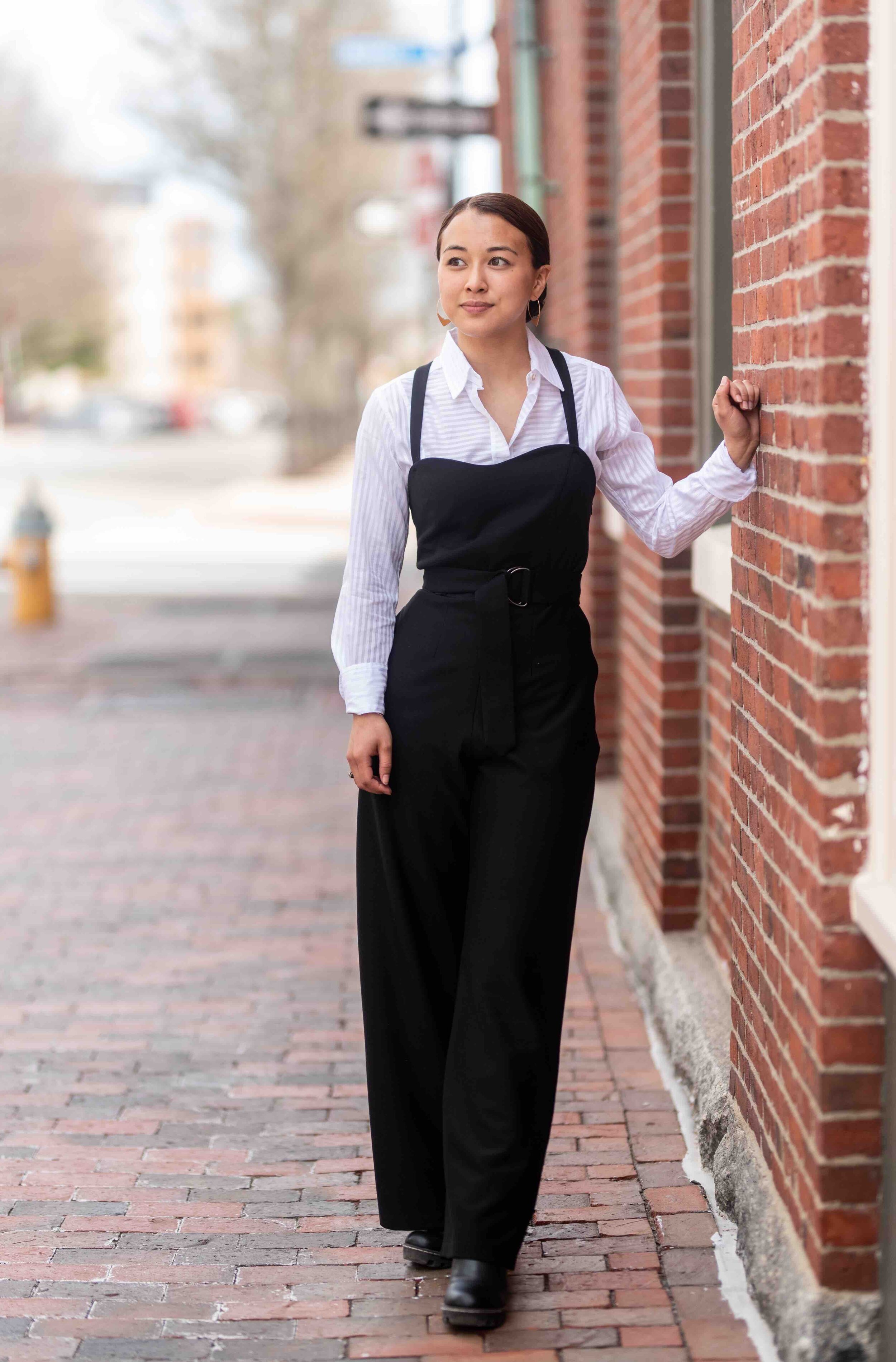 The Sofia jumpsuit by Jill McGowan has become a fast favorite among staff members and Jill herself. Photo by Lauryn Hottinger.