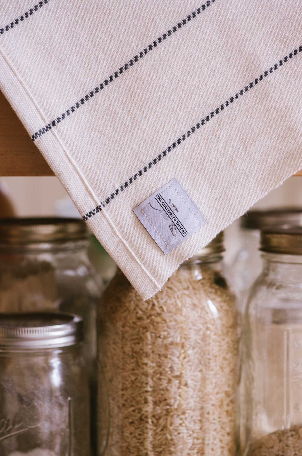  Whether tea towel, mat, or coaster, The Cultivated Thread products are both fashionable and functional. 
