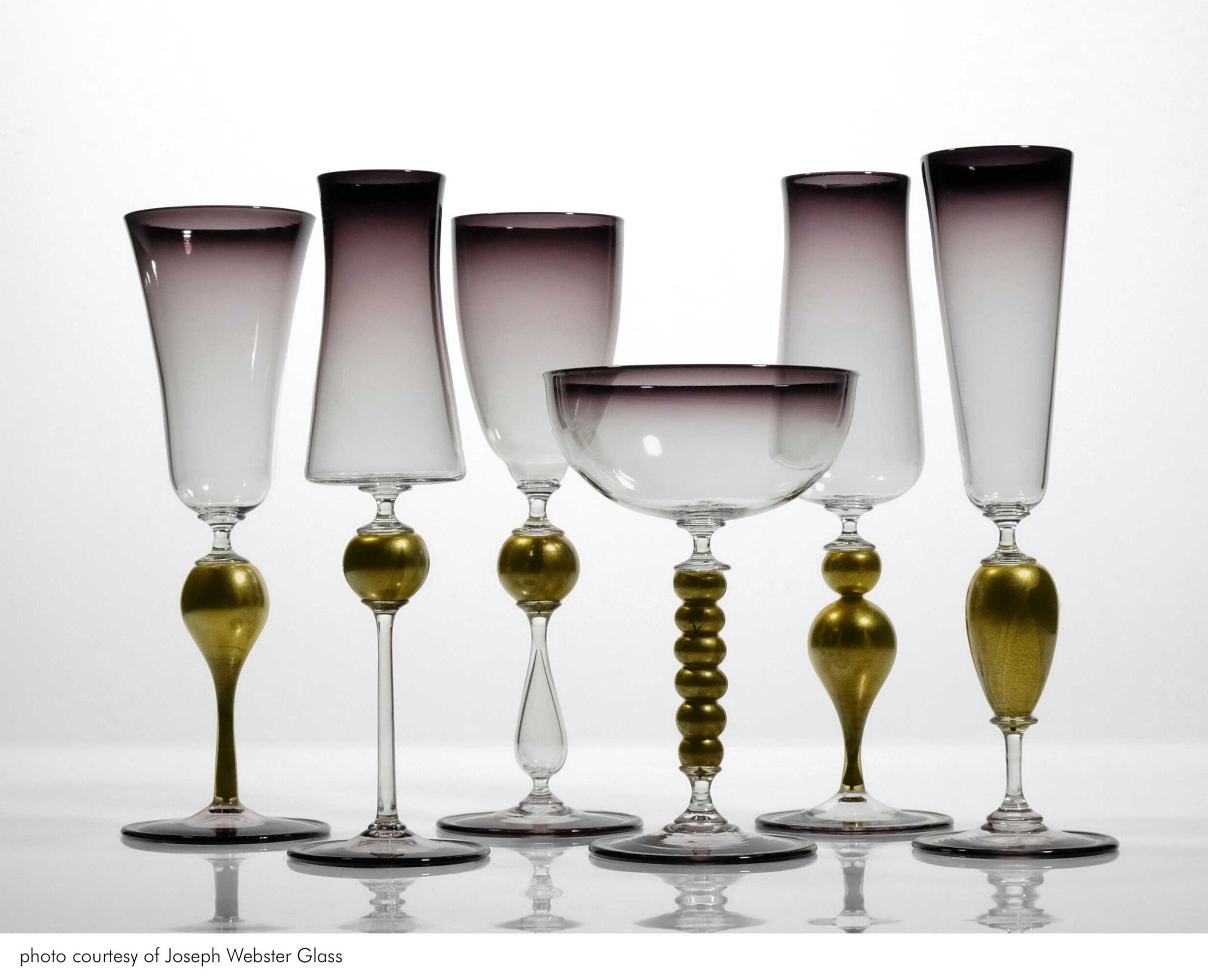  A refined stemware collection crafted for the display case and special events. 