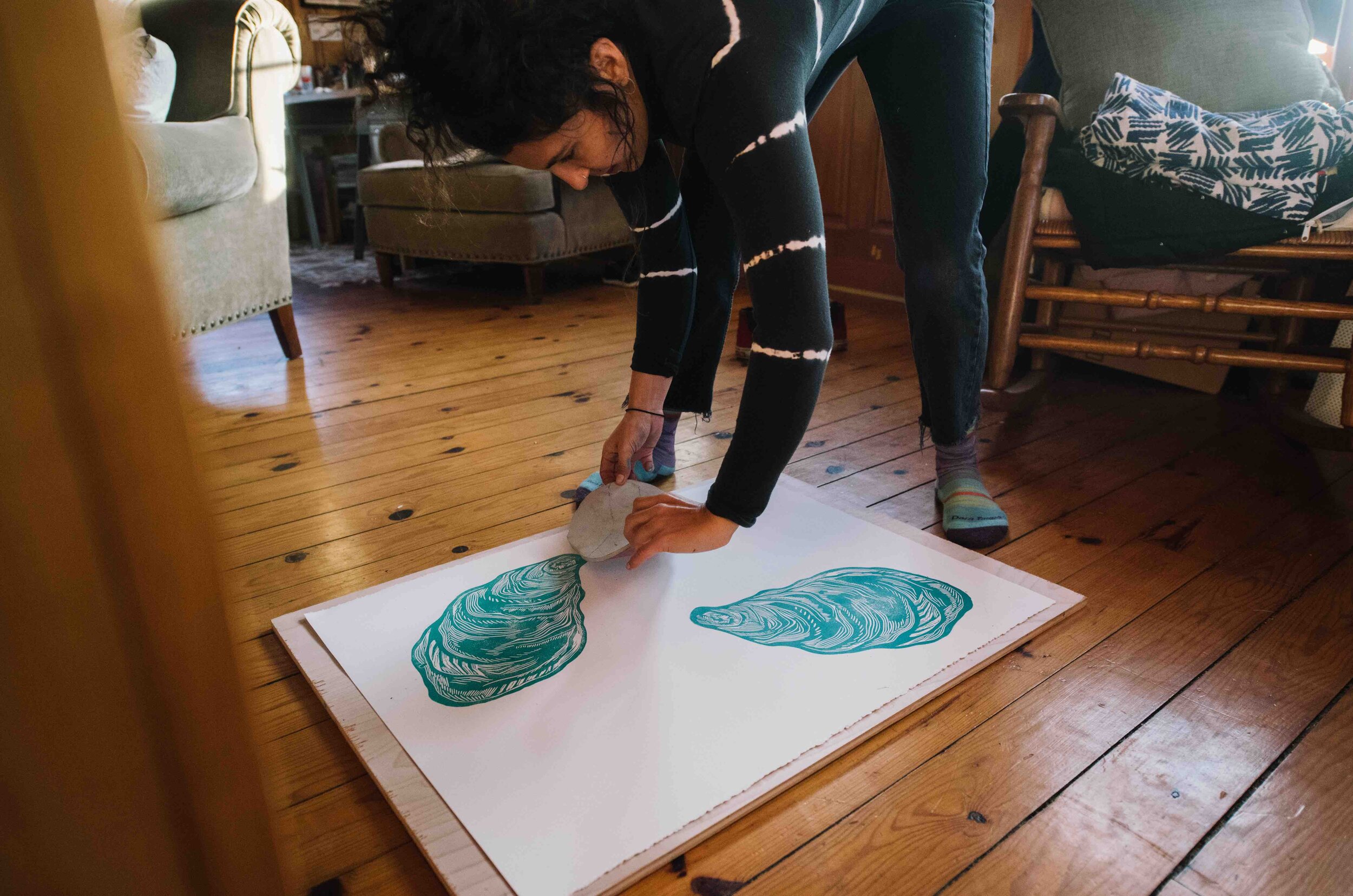  Jordan Kendall Parks uses patterns found in nature to create art that moves people to examine their connection to place. 